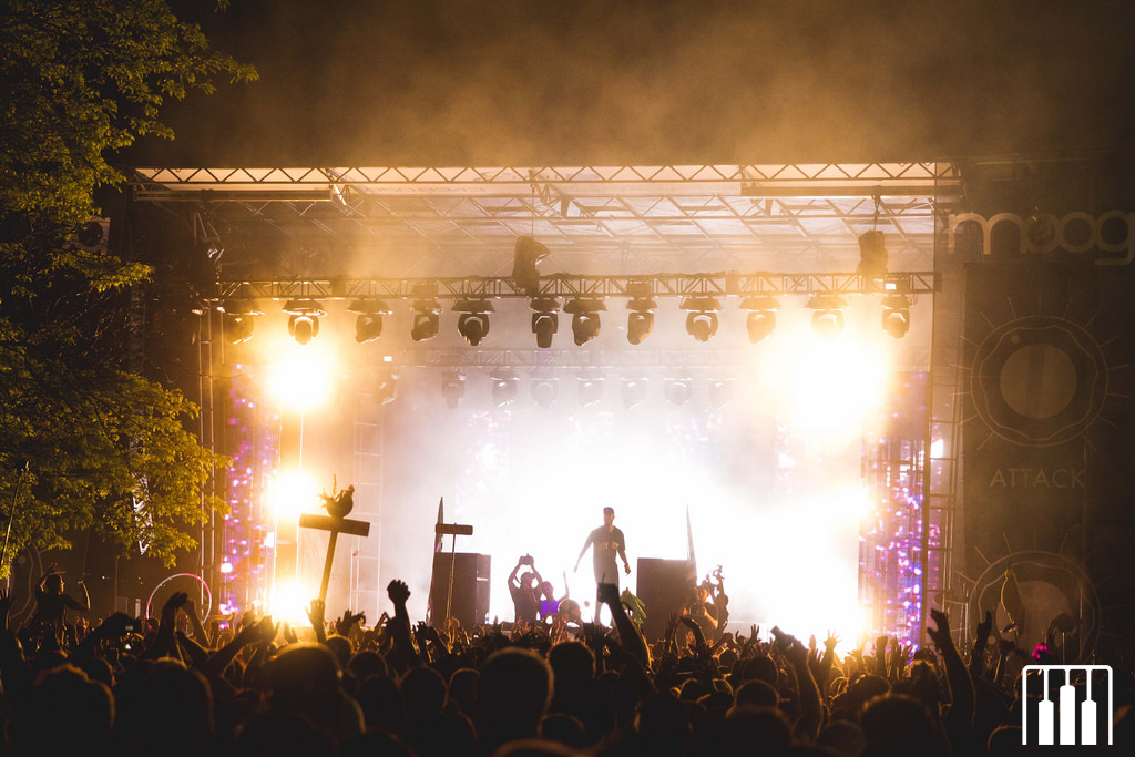 Flosstradamus closing-out the Moog stage (Nick Kassab | Detroit Music Magazine)