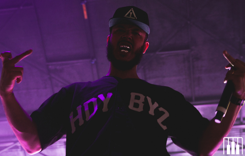 Flosstradamus on the Moog stage (Nick Kassab | Detroit Music Magazine)