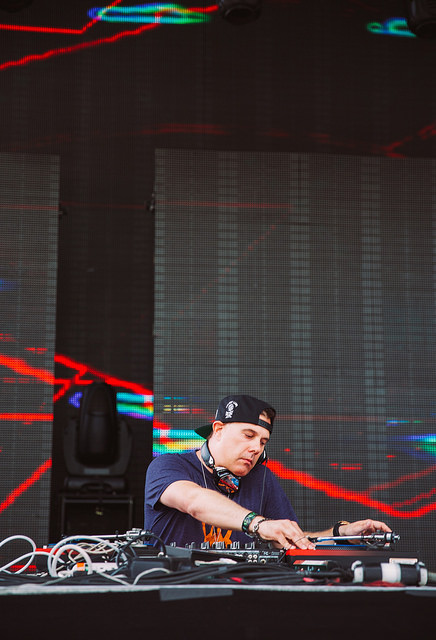 DJ Godfather on the Red Bull Music Academy Stage (Nick Kassab | Detroit Music Magazine)